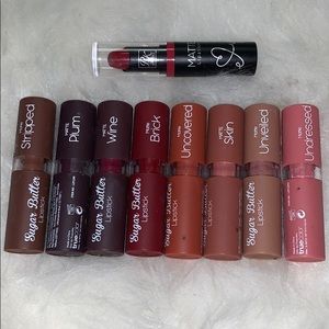 Sugar butter 9 piece lipsticks matte